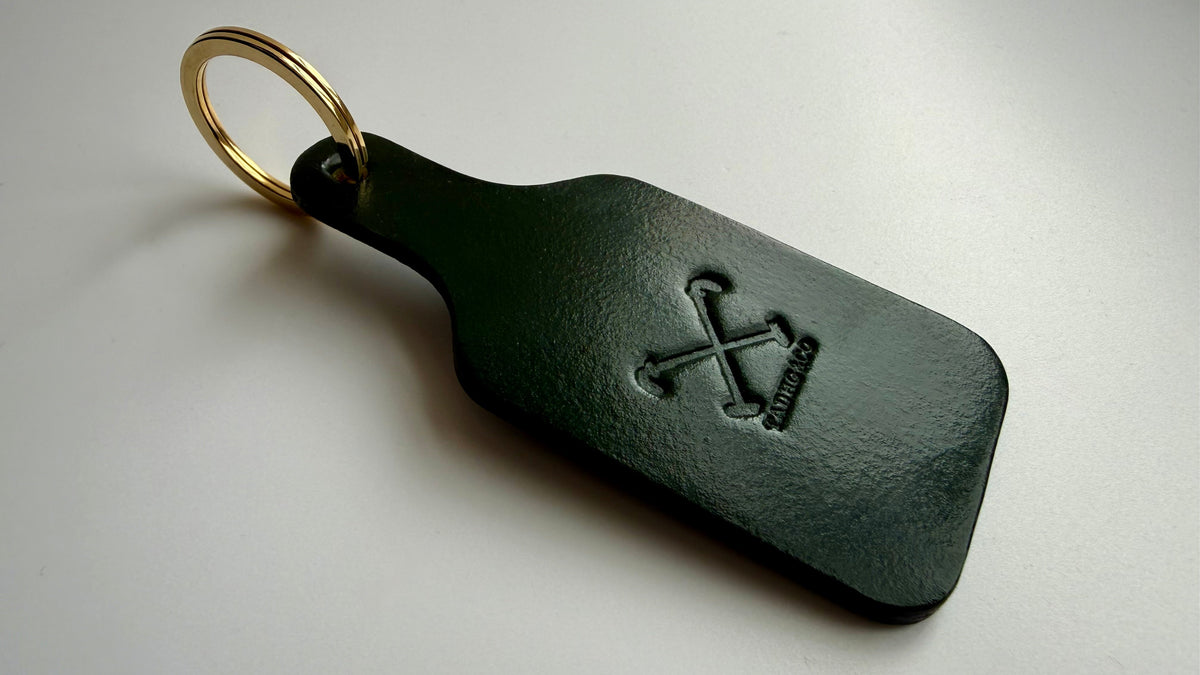 Dark Green Bridle Leather Key Ring – Elevate Your Everyday Essentials