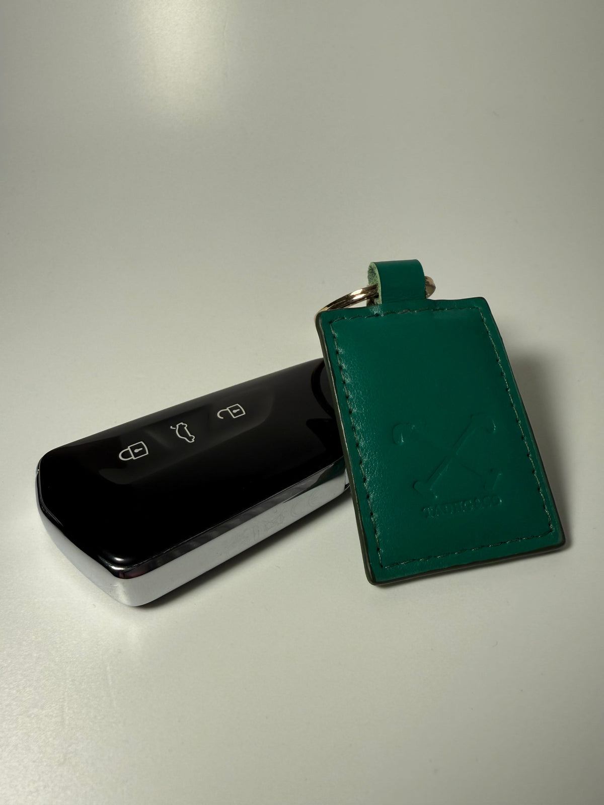 Elevate Your Style with the British Racing Green Key Ring