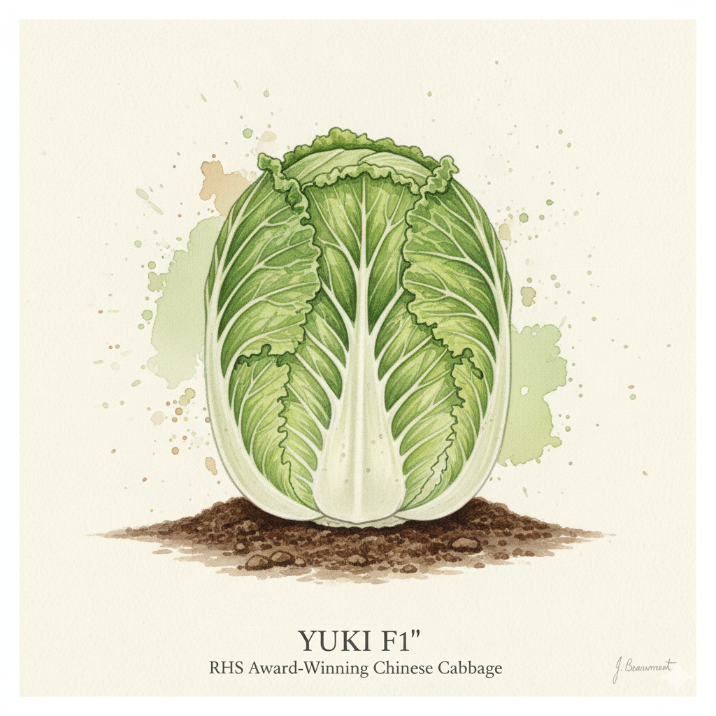 Chinese Cabbage Seeds - Yuki F1 - RHS Award Winning "Chinese Leaves" (150 Seeds)