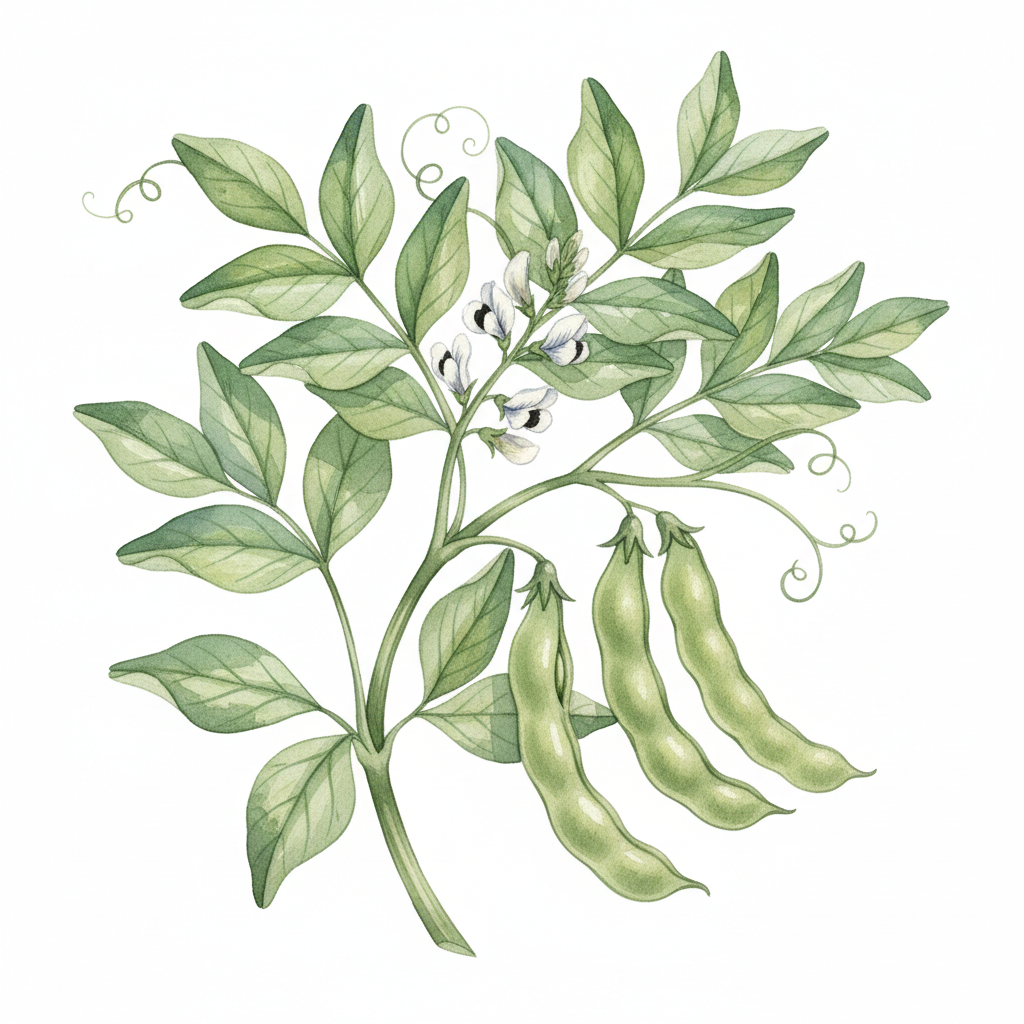 Broad Bean Express Watercolour