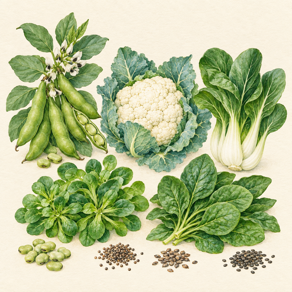 Early Spring Kitchen botanical watercolour