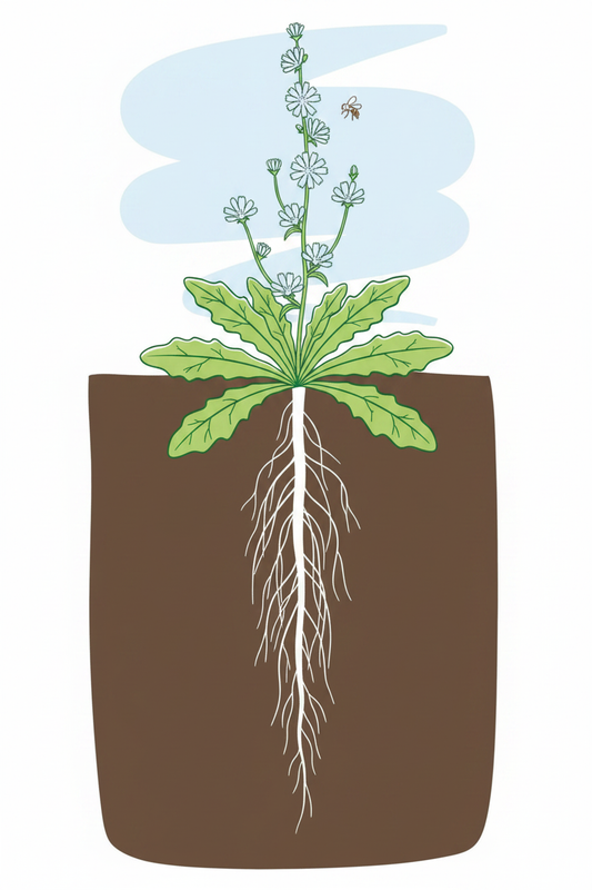 Chicory (Cichorium intybus) — A Deep-Rooting, Mineral-Rich Forage Herb - The Puzzle Seed Company