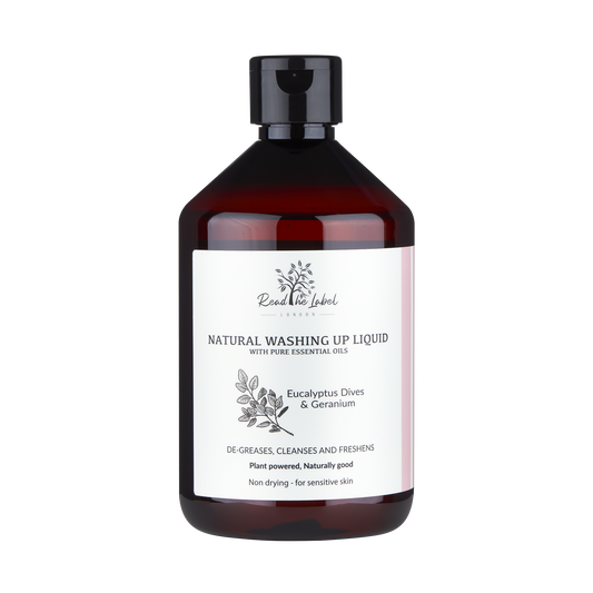 Natural Washing Up Liquid – Eucalyptus & Geranium - 500ML