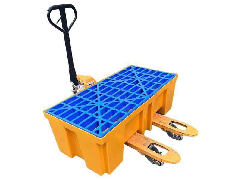 Spill Containment Pallet | 260L (2 Drum) & 488L (4 Drum) | Chemical & Oil Drum Bund