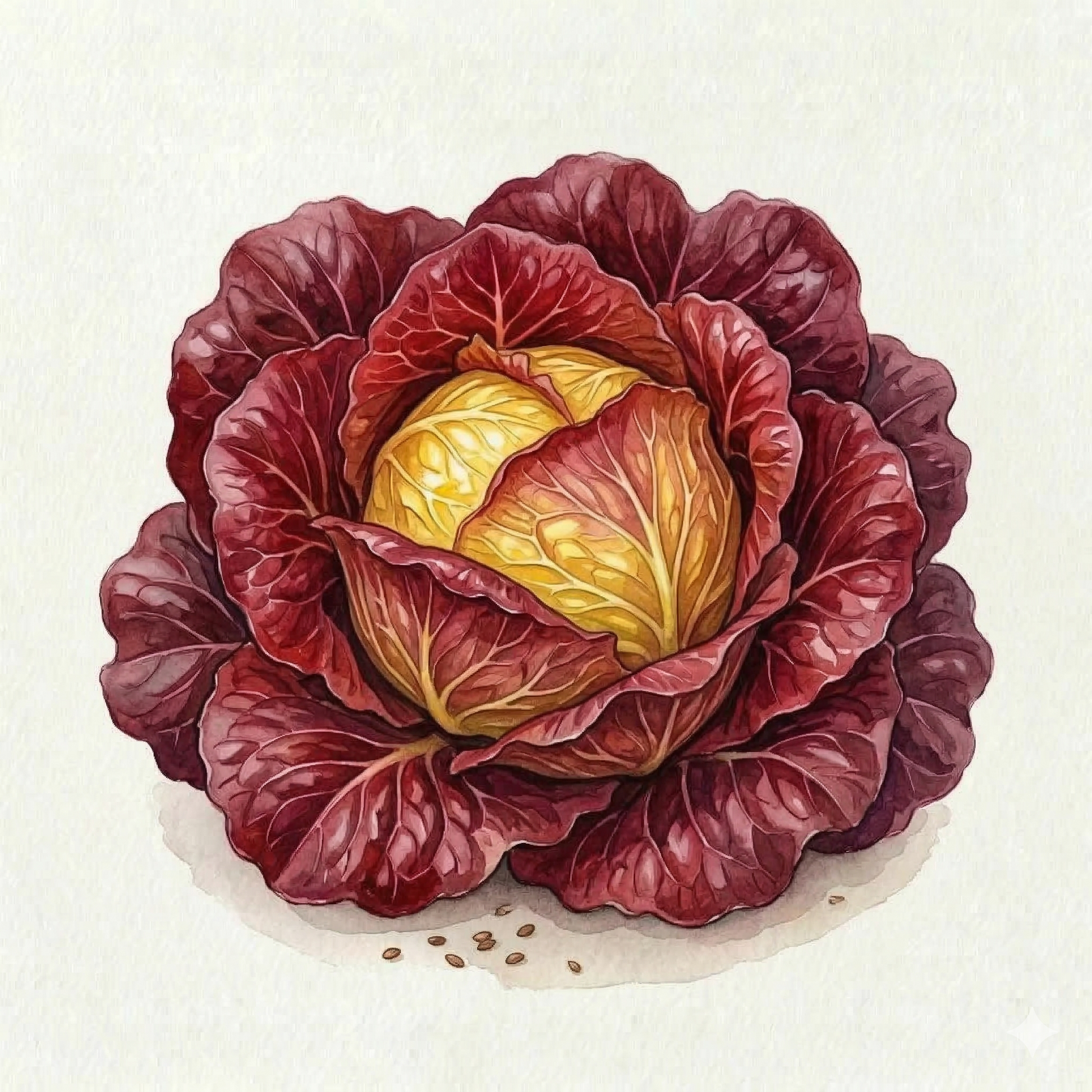 Red Little Gem lettuce seeds from The Puzzle Seed Company, showing fresh seed packets for Amaze lettuce variety.