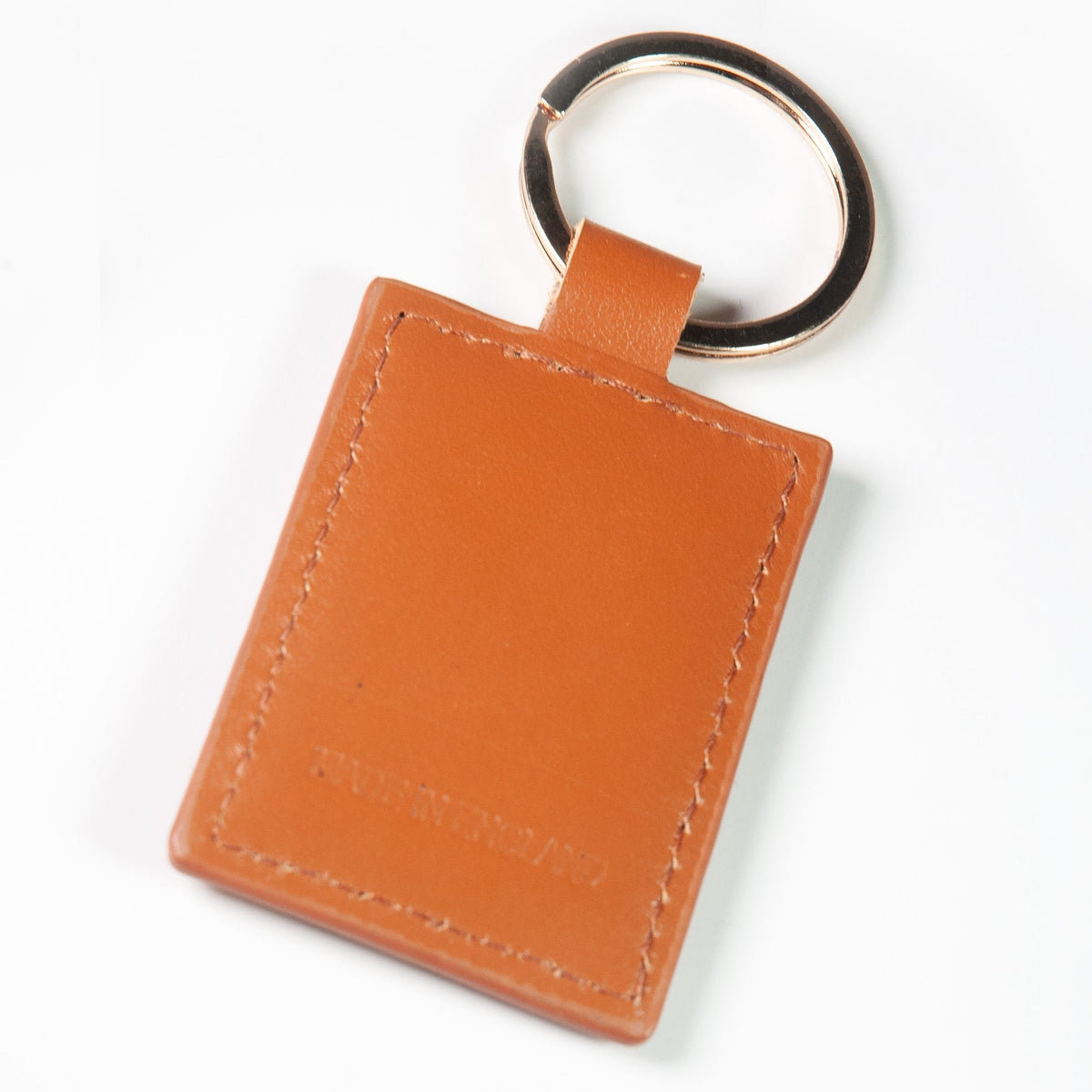 Handcrafted Tan Key Ring - Timeless Elegance in Premium Leather