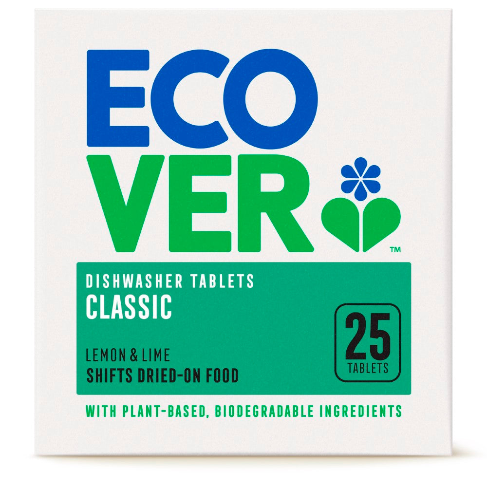 Ecover All-in-One Dishwasher Tablets - 25 Tabs