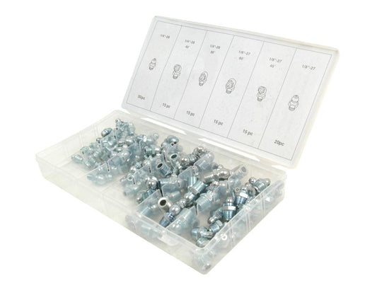 Grease Nipple Assortment - Imperial (110 pcs.)