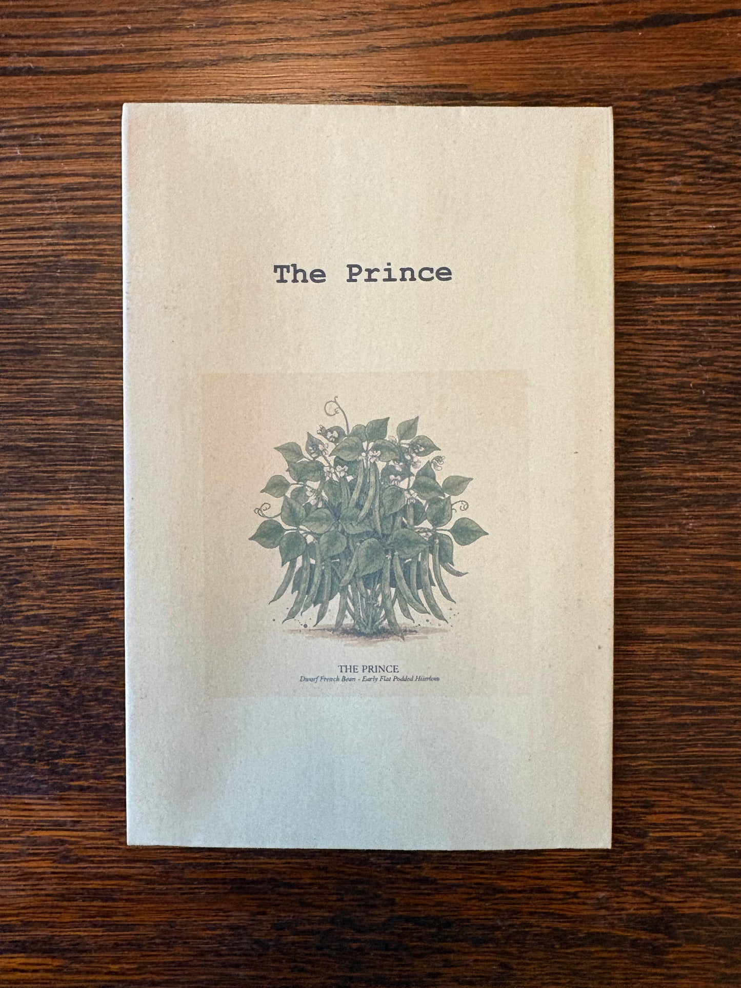 Dwarf French Bean Seeds The Prince by The Puzzle Seed Company, classic heirloom vegetable seeds for early harvest.