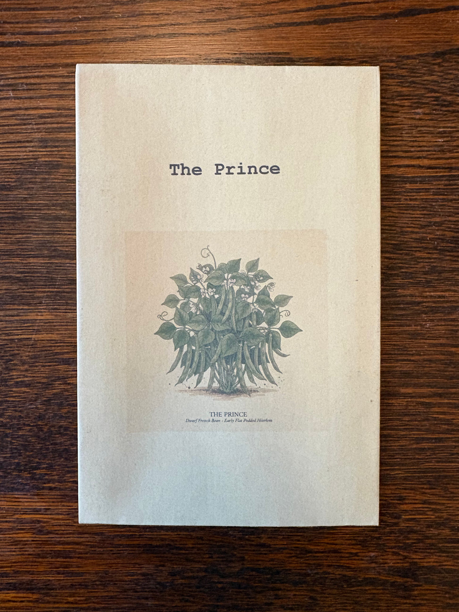 Dwarf French Bean Seeds The Prince by The Puzzle Seed Company, classic heirloom vegetable seeds for early harvest.