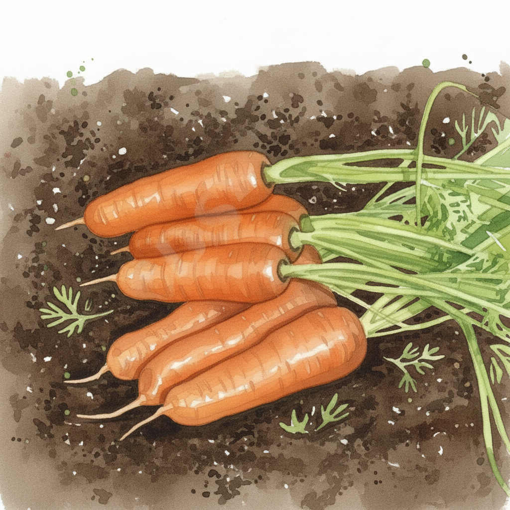 Carrot Flyaway Watercolour v3