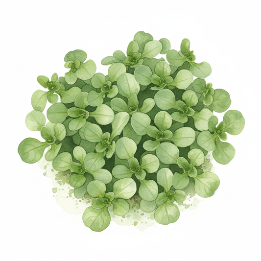 Corn Salad Vit Watercolour Botanical