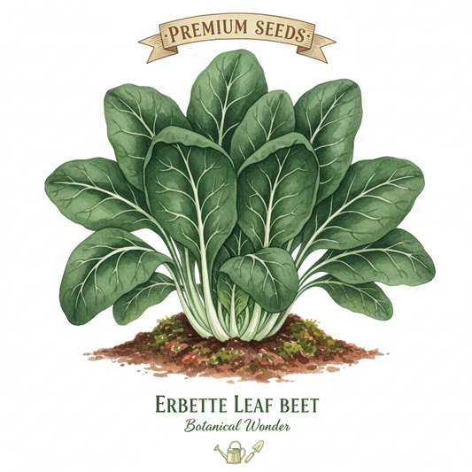 Leaf Beet Erbette Watercolour