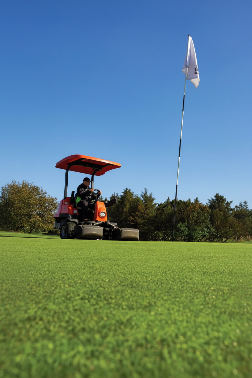 Sharpened Golf Course Mower Photo